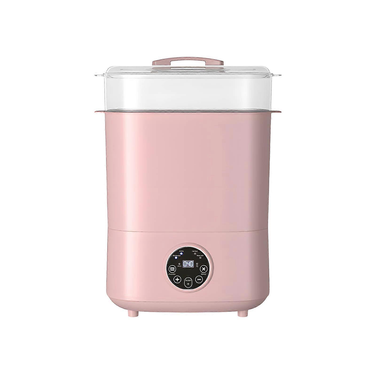 Combined Infant Bottle Toastier Sterilizer And Dryer With Precise Thermoregulation 220V EU Standard Untarnished Hygienic Plan  Pink