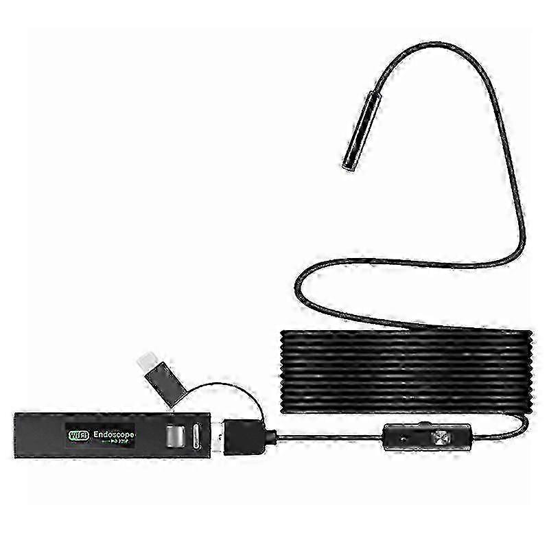 Wireless Endoscope Wifi Inspection Camera Borescope Waterproof Ip68 Semi-rigid Cable