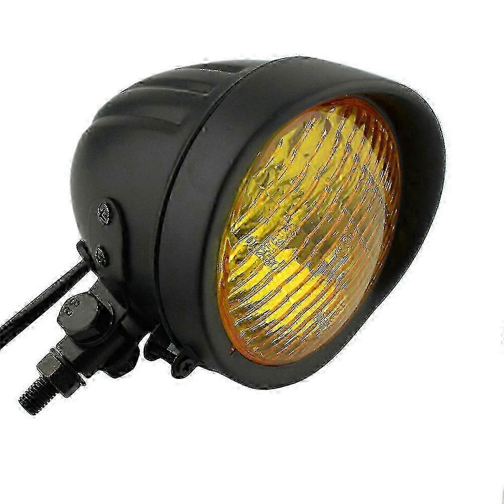 Retro headlight for Harley Softail with high/low beam
