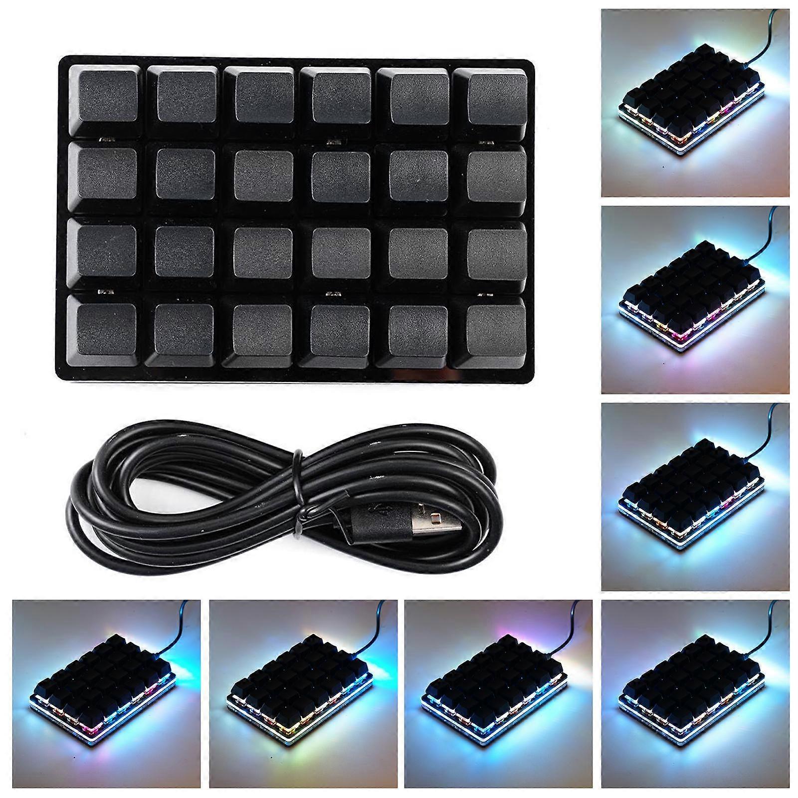 Programmable HID Keyboard Plug and Play Multi Function Modes On Board Storage for Windows Mac Linux Android Raspberry Pi
