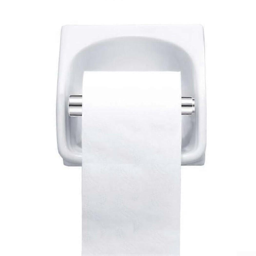Toilet Paper Roll Holder Replacement Insert for Spring Loaded Spindle, Bathroom Storage
