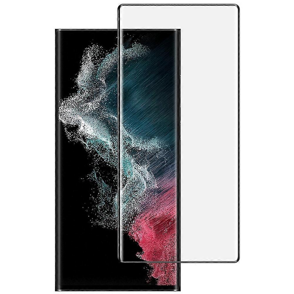 サムスンギャラクシーS22ウルトラ5Gスクリーンプロテクターフルグルー3D湾曲強化ガラスフィルム用IMAK