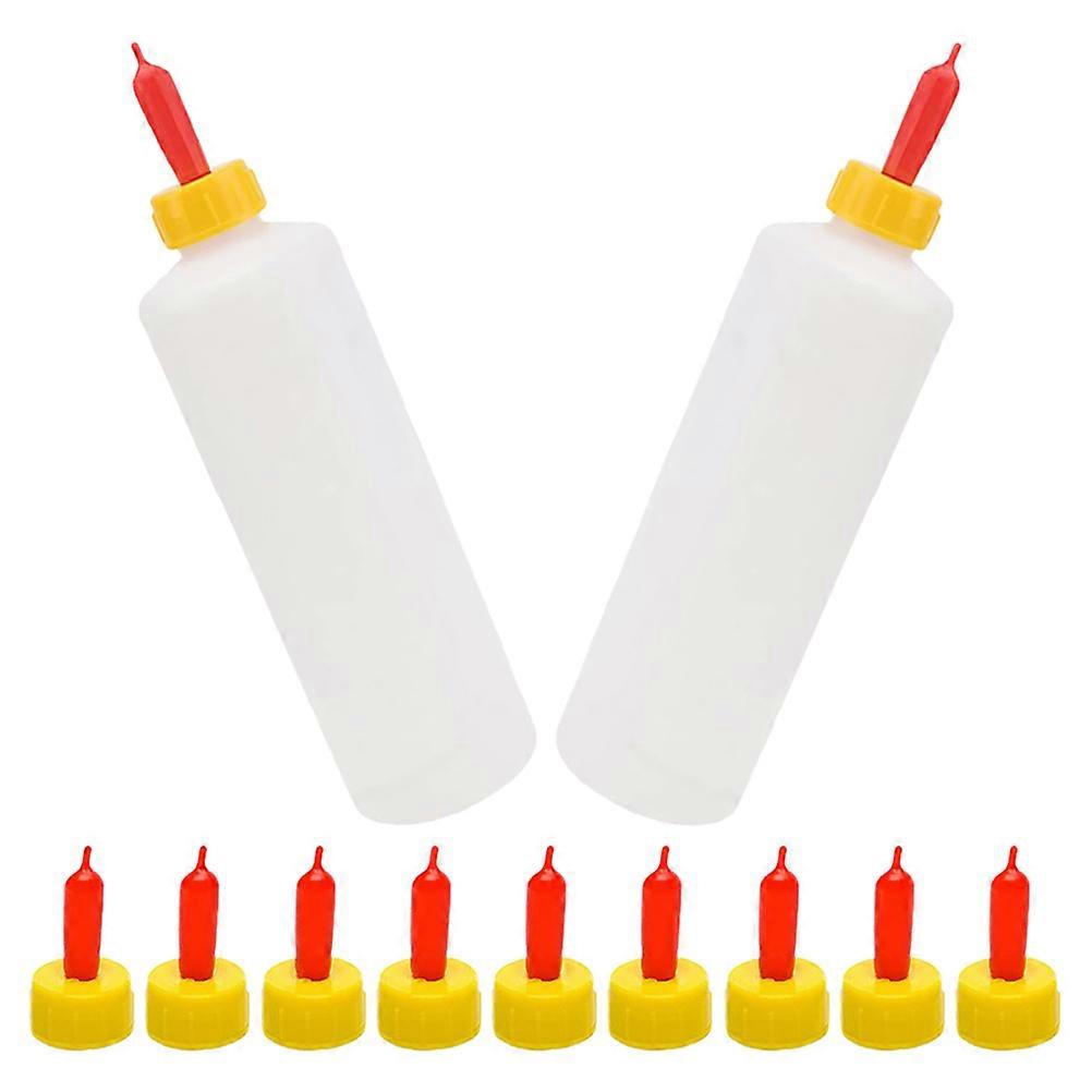 Goat Feeding Bottle Set for Baby Goats with Reusable Nipples 1Set