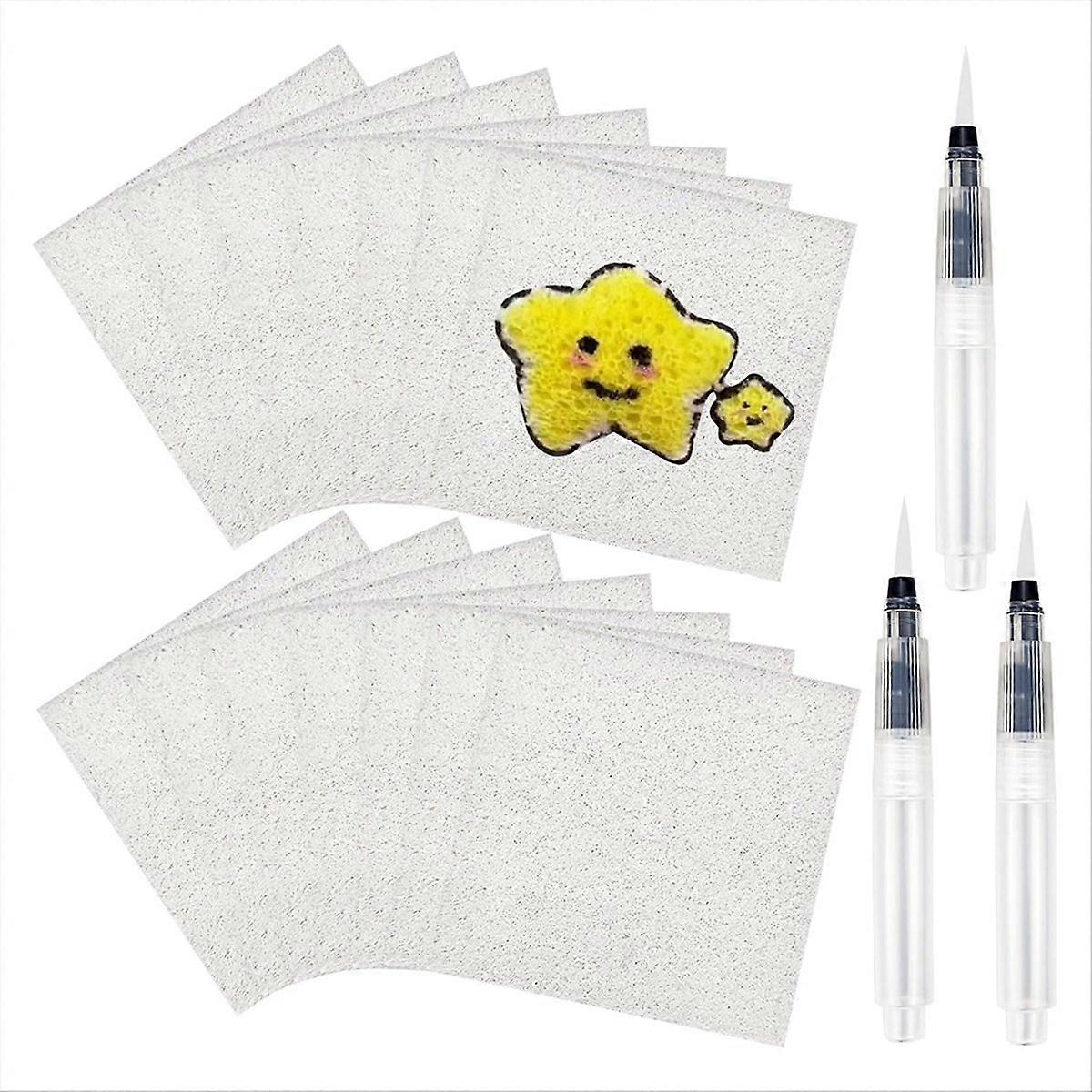 20PCS Foam Texture Painting Paper for Crafts