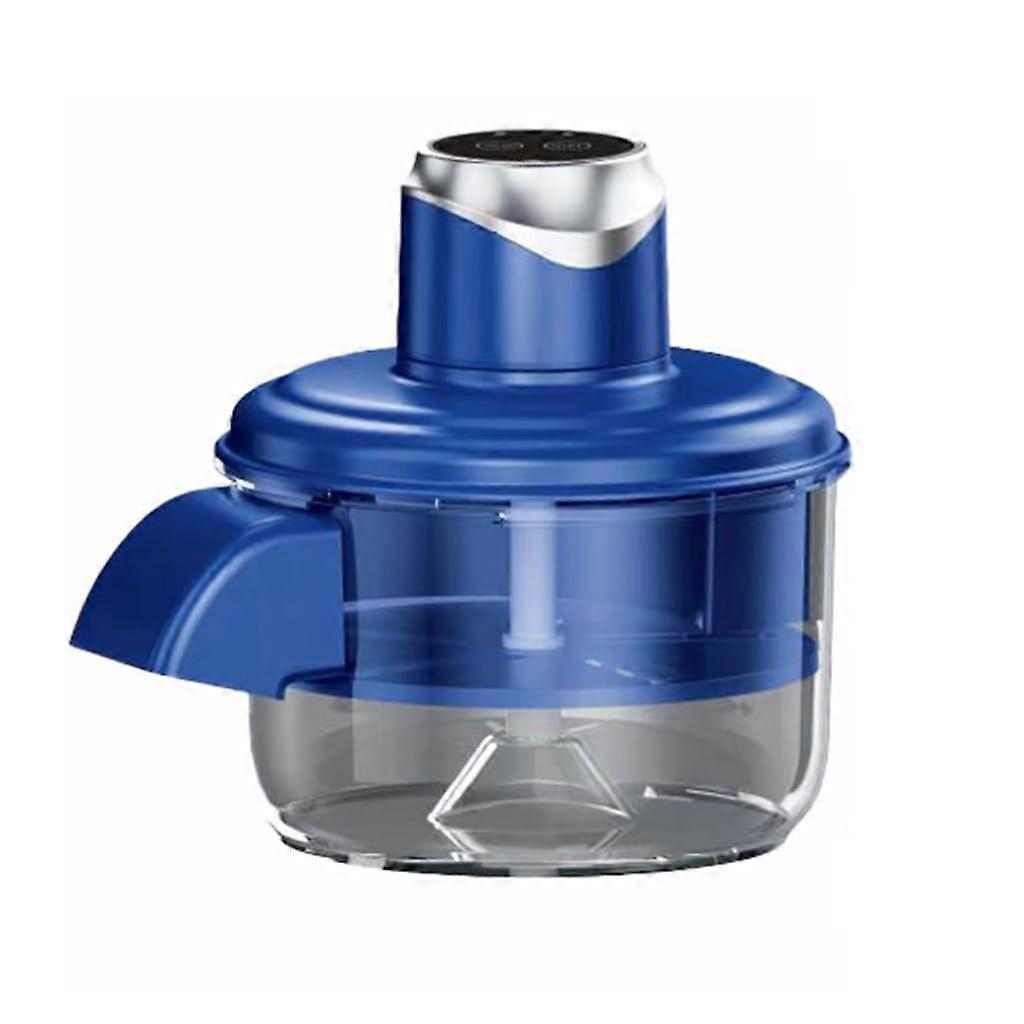 Electric Automatic Fruit and Garlic Peeler, Rechargeable Compact Skin Remover for Grapes, Cherry Tomatoes, Blue