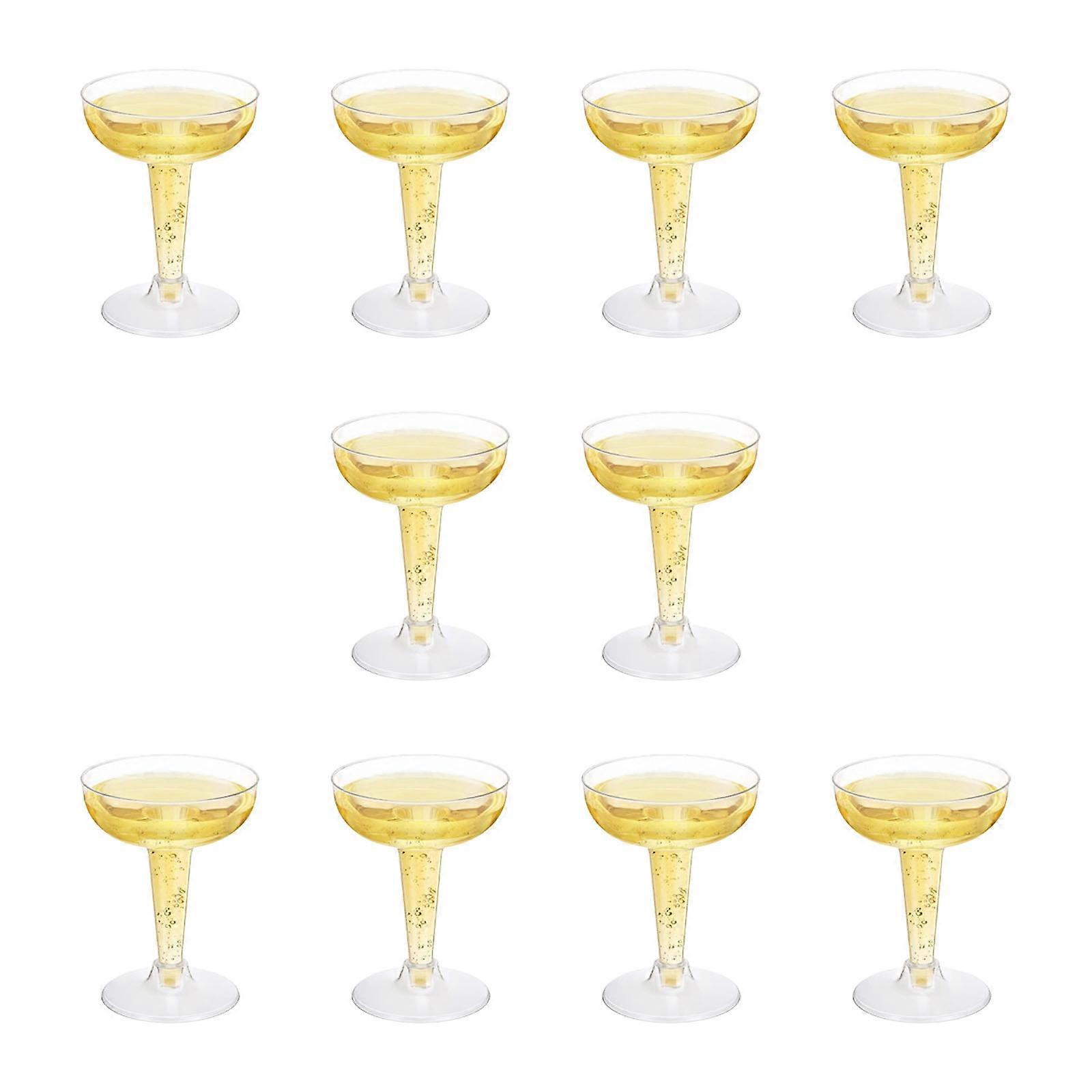 10pack Disposable Elegant Cups for Various Sweets Like Yogurt and Mousses Great for Home Entertaining Multicolor