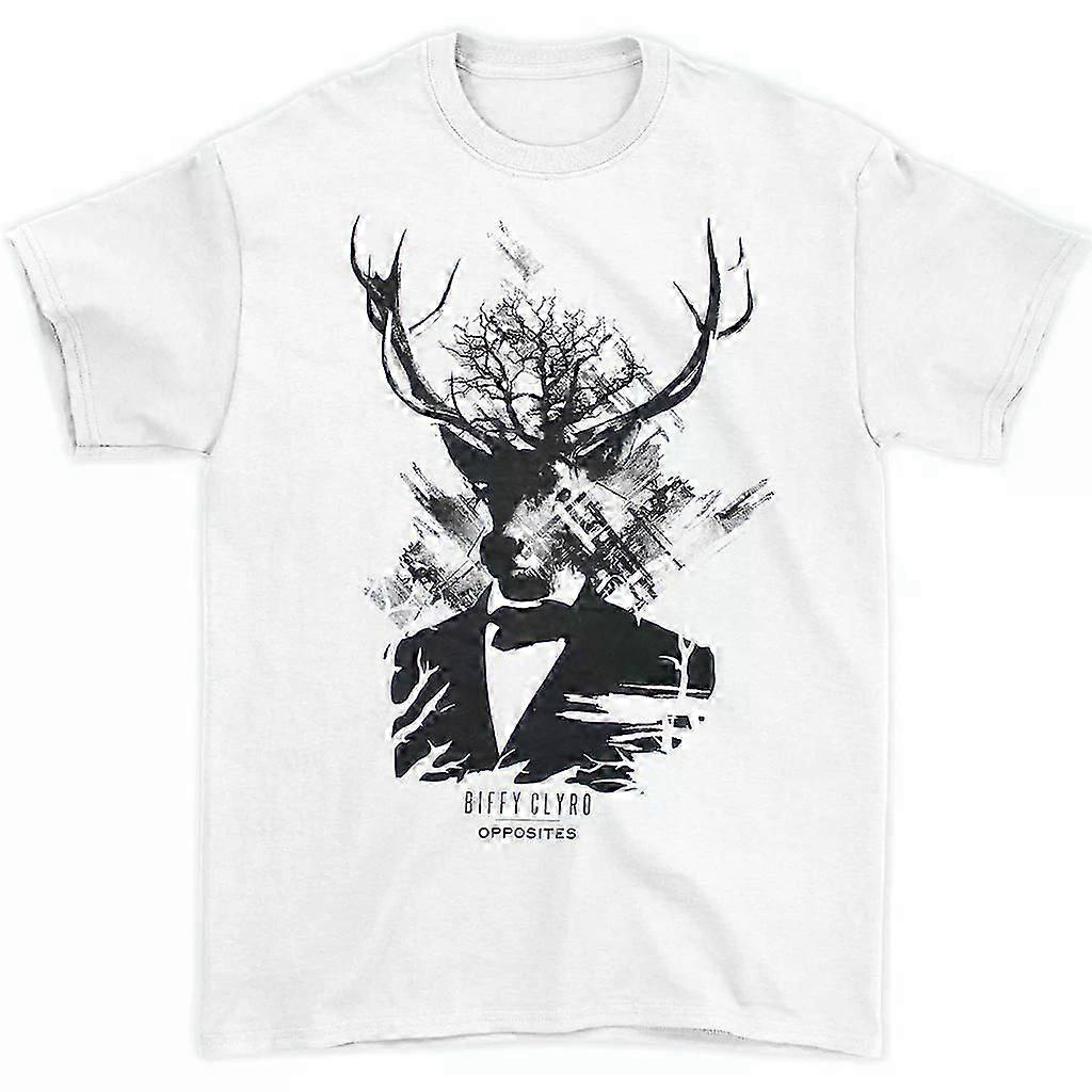 Camiseta Biffy Clyro Opposites com design retrô