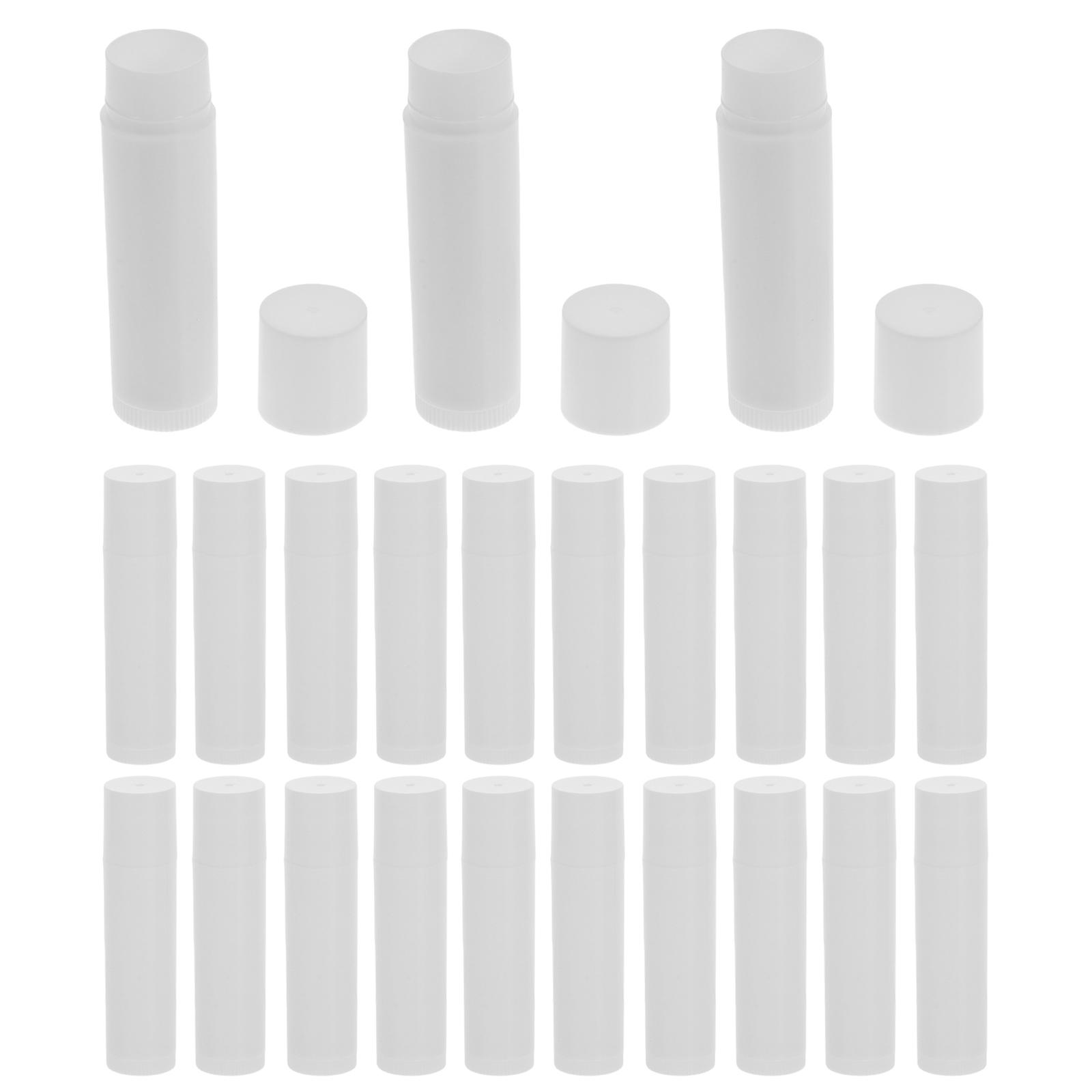 Storage Container Empty Lip Balm Tubes DIY Lip Pomade Tubes 50Pcs Set