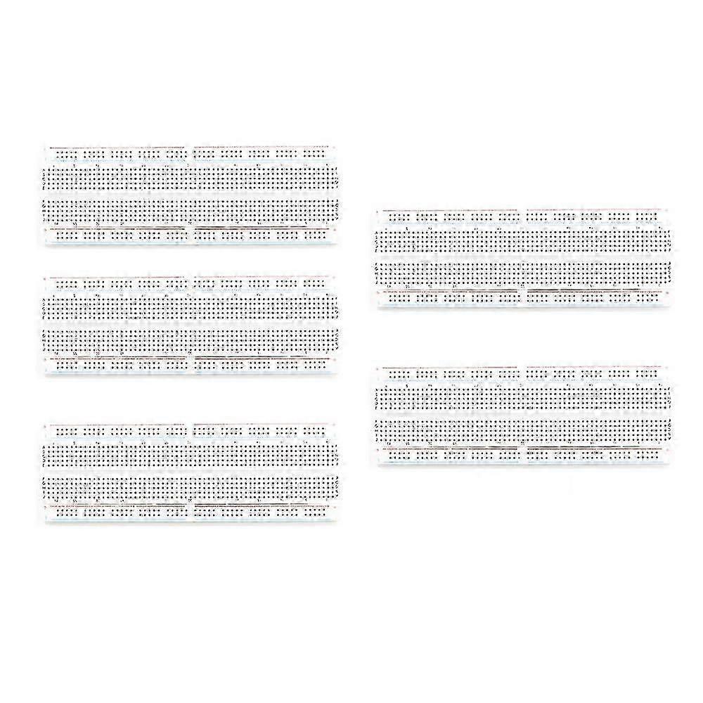 5pcs 830 Point Solderless Breadboard Prototyping Breadboard