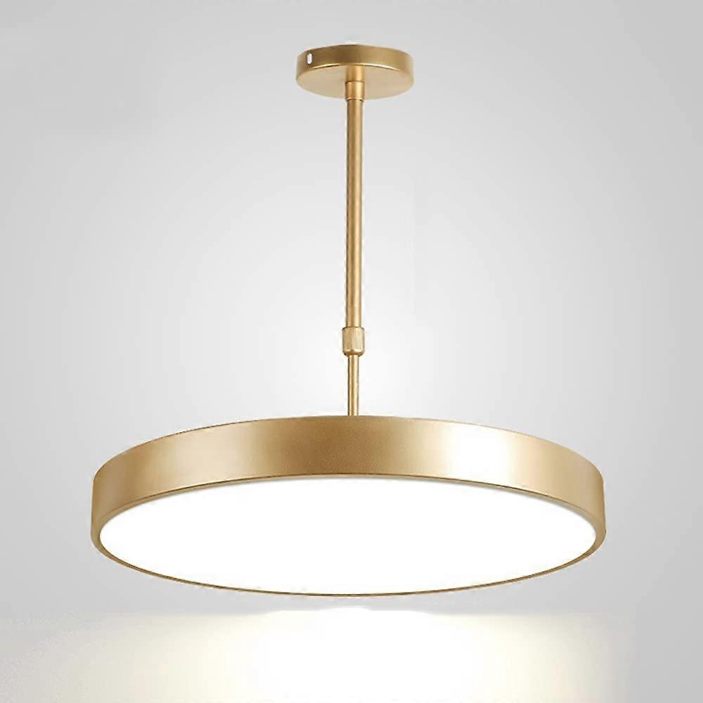 Modern LED Ceiling Pendant Light, Adjustable Height, Dimmable with Remote, Acrylic Lampshade