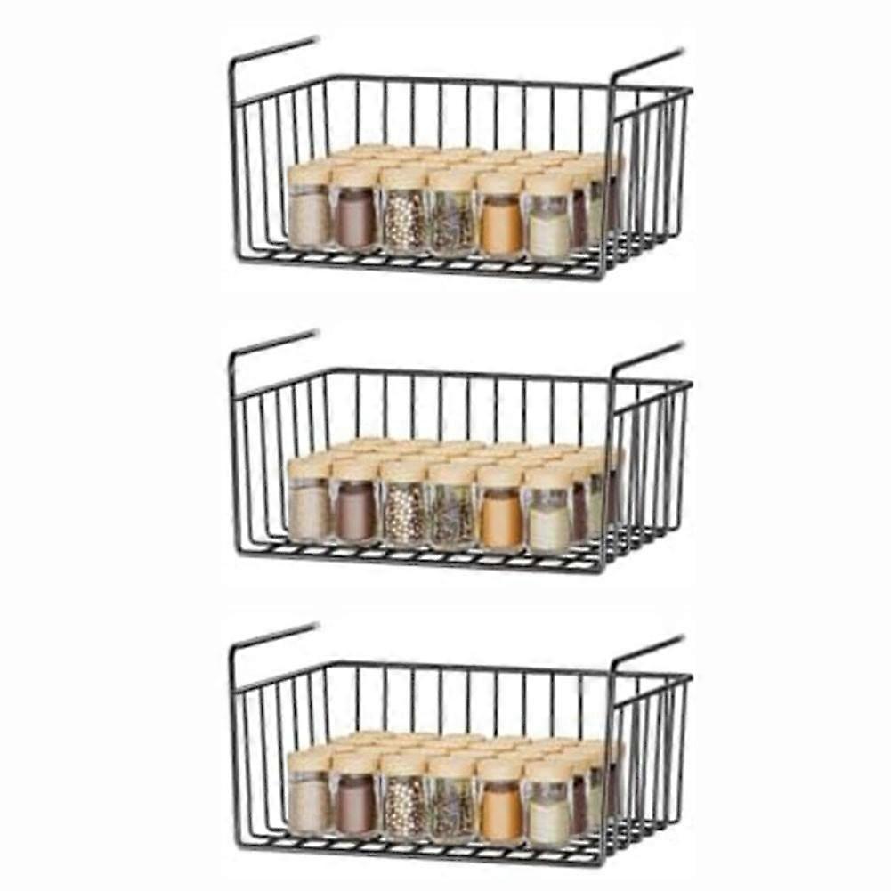 Hanging Baskets Kitchen Storage No-Drill Organizer Easy Installation Rack