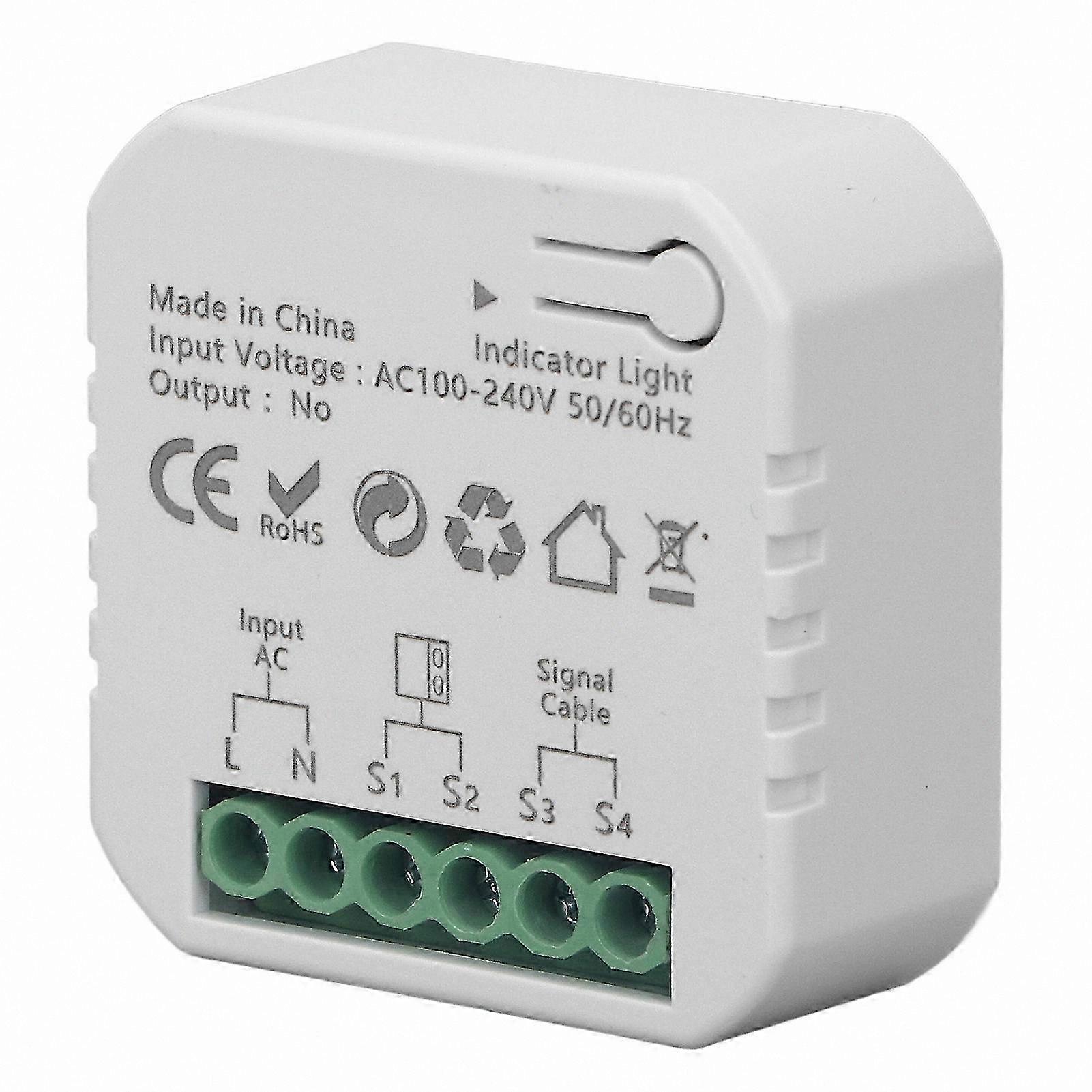 Zigbee-Compatible Smart Gate Opener with Voice Control and App Management 100-240V EU Standard Plug