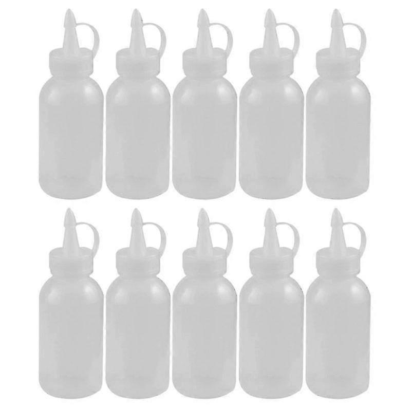10pcs Durable Sauce Bottles-c