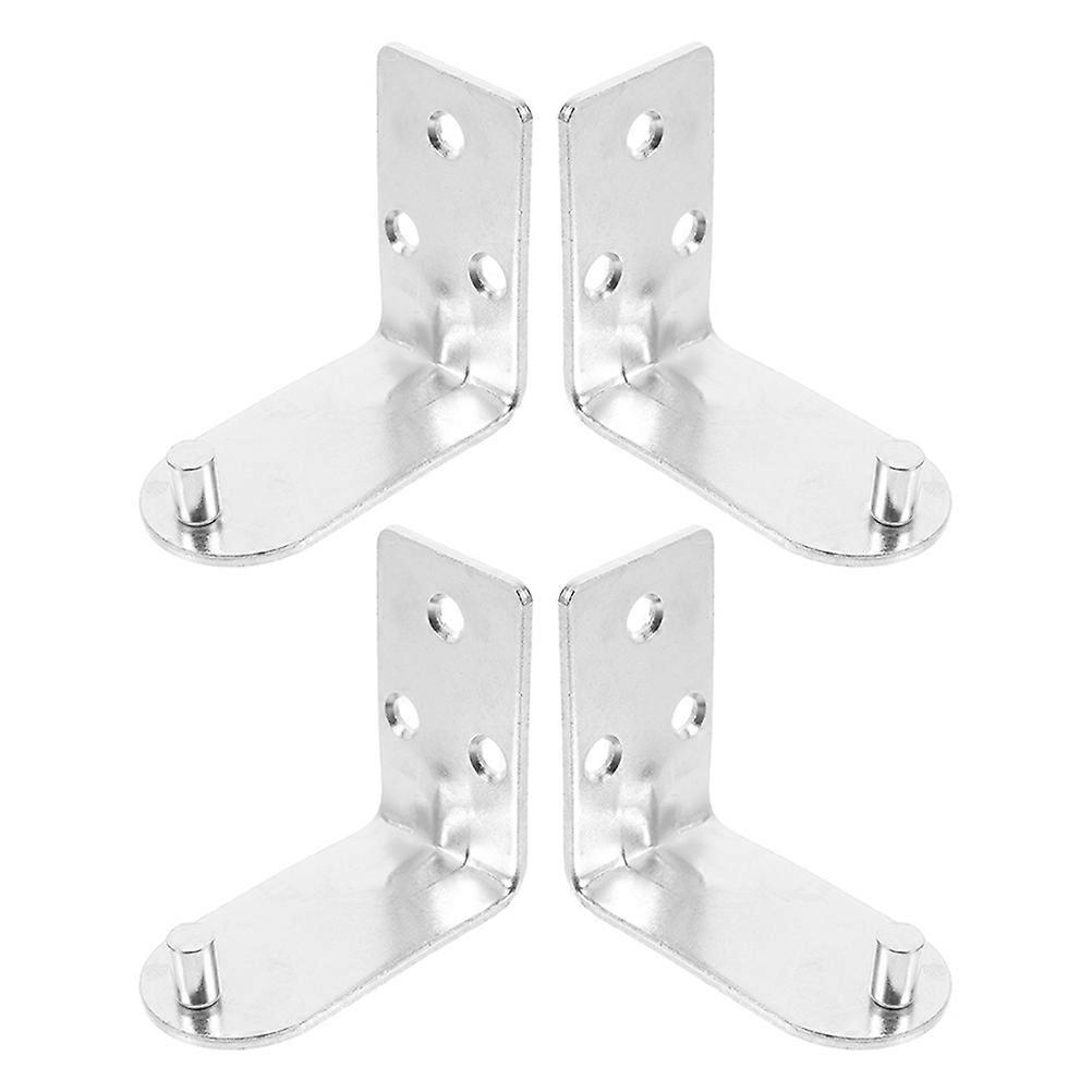 Wall Mounted Fire Extinguisher Hook Holder Iron Bracket 4Pcs for Safety