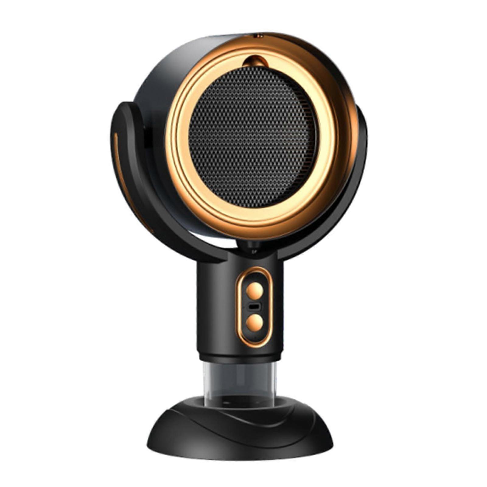 Portable Kitchen Exhaust Fan USB Powered Range Hood for Efficient Air Purification Gold