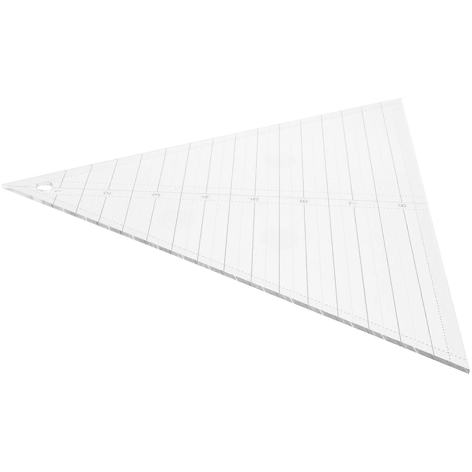 Sewing Ruler Patchwork Cutting Template for DIY Use Durable Acrylic