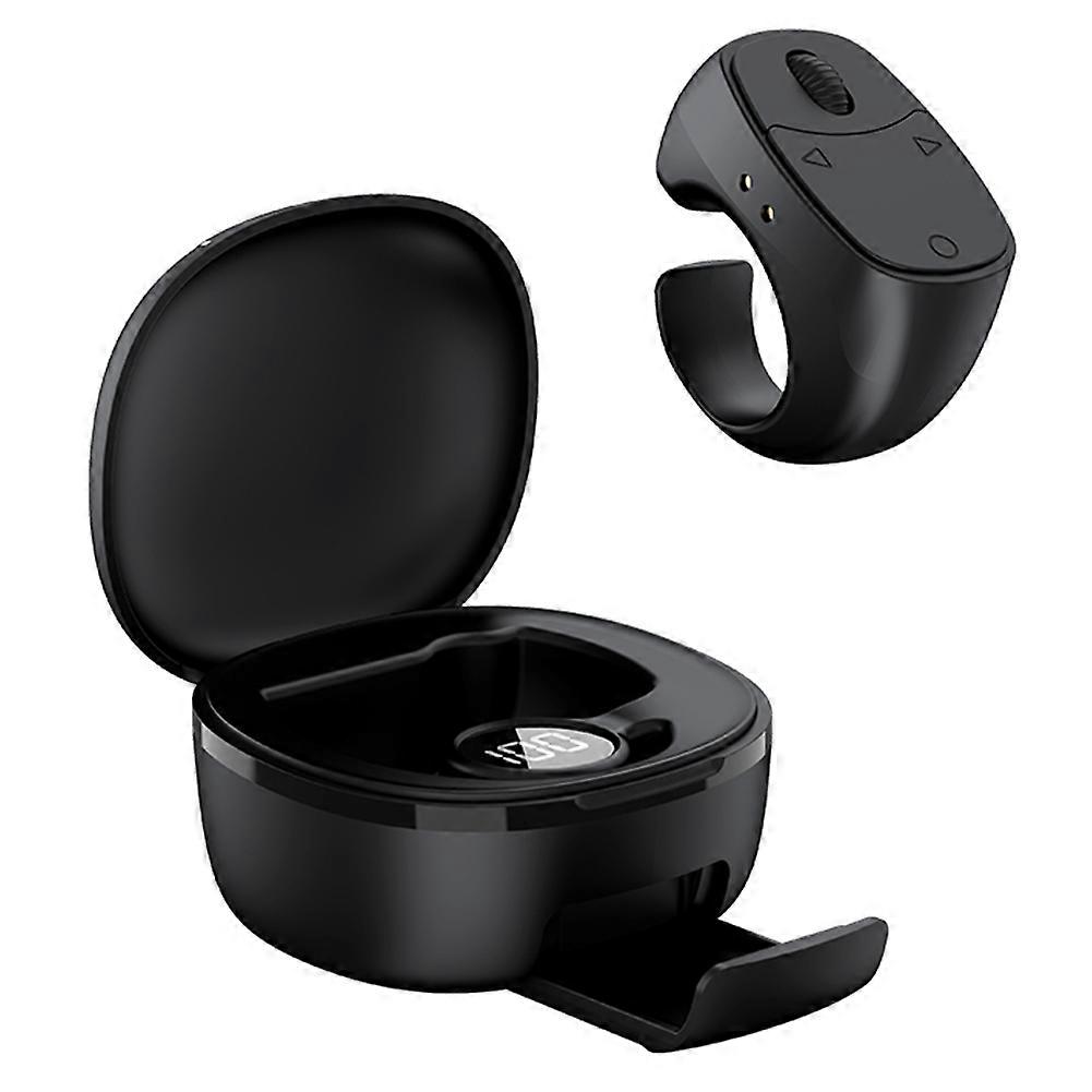 JX-12 Roller Fingertip Ring Remote Control Wireless Bluetooth Mobile Selfie Mice Video Automatic Page Turner Browsing