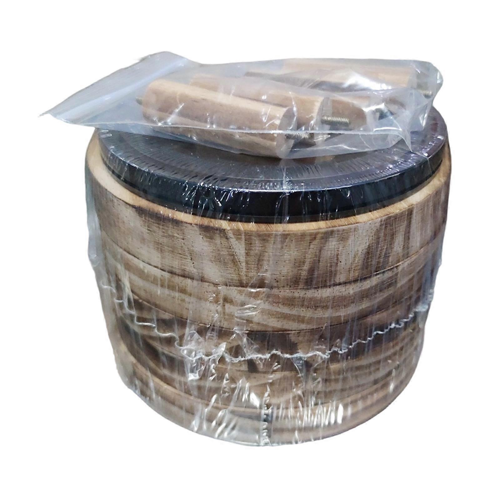 Wood Egg Stand Rotating Space Saving Countertop Egg Holder for Home Kitchen