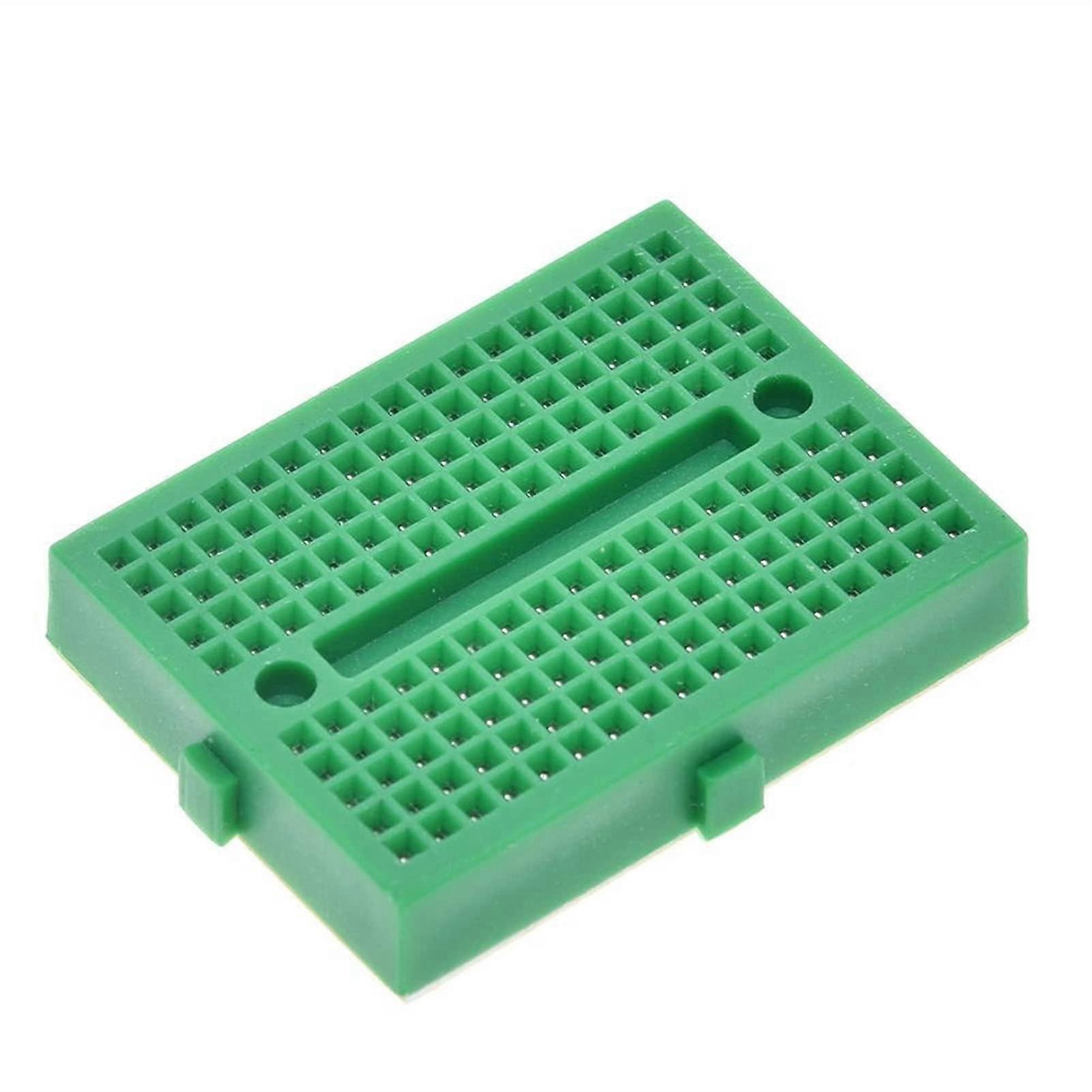 10pcs Mini Solderless Breadboard 170 Tie Points Green Prototype PCB Board for Arduino Projects
