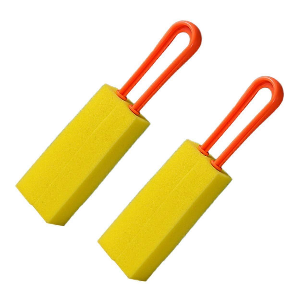 2Pcs Density Sponge Bottle Cleaning Brush for Cups Kettles Scratch Easy Grip