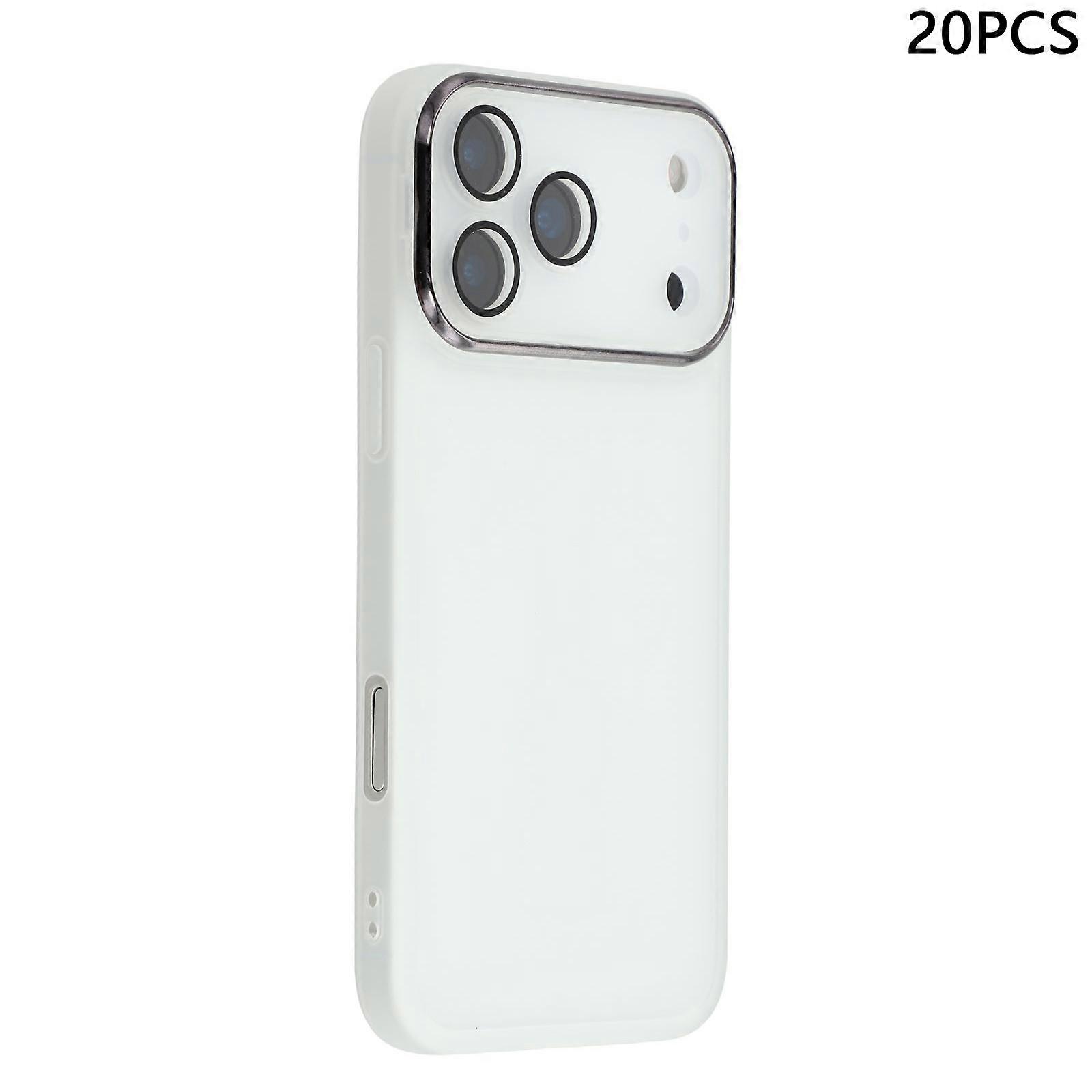 Bulk Purchasing 20Pcs For iPhone 17 Pro Case Electroplated Camera Frame TPU Phone Cover Precise Cuto