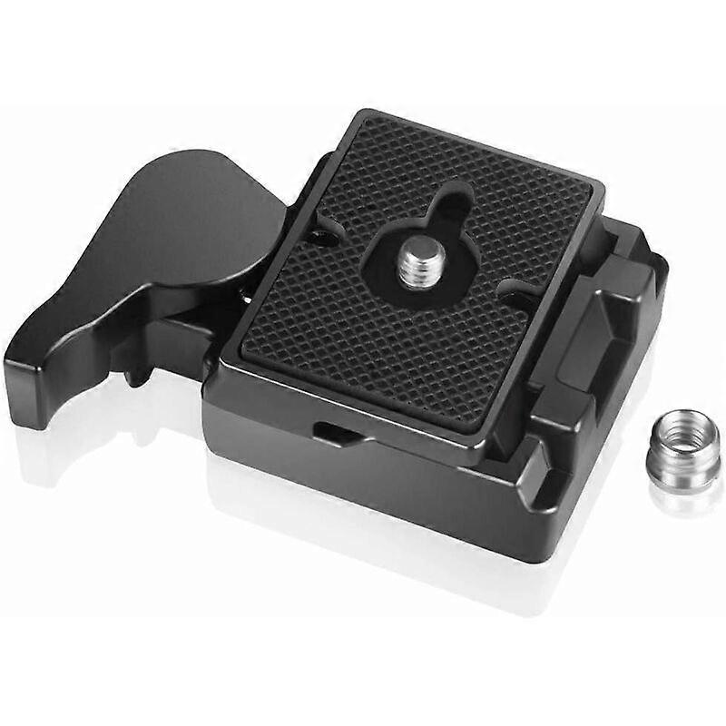 Quick release adapter for 323 camera, for tripod compatible with Manfrotto 323 RC2 system.