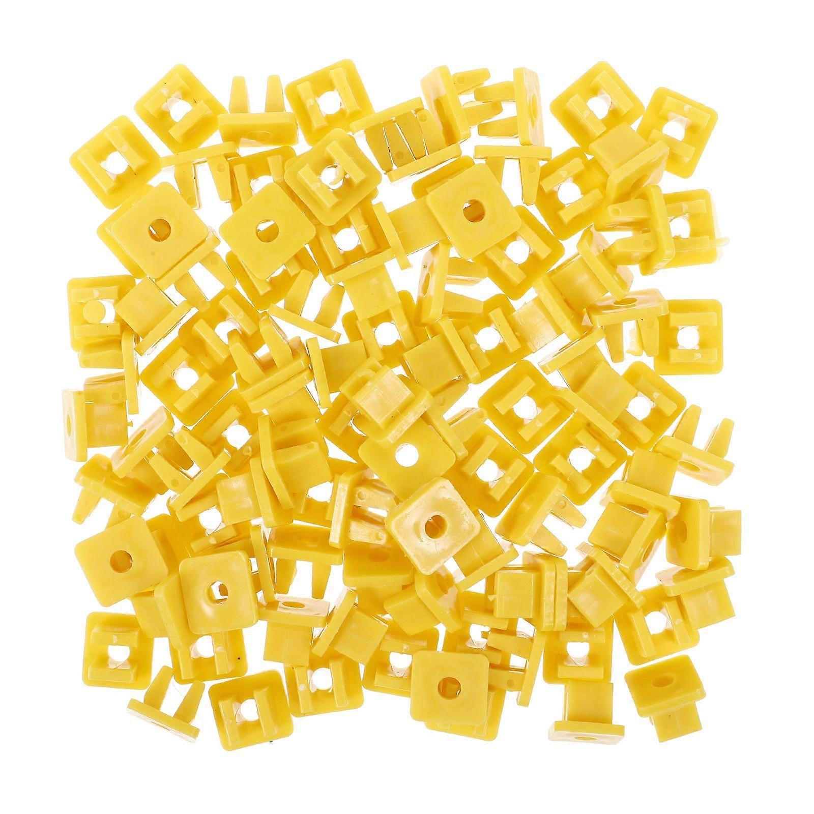 100pcs Trim Panel Screw Square Hole Engine Guard Retainer Liner Grommet Bumper Cover Retainer