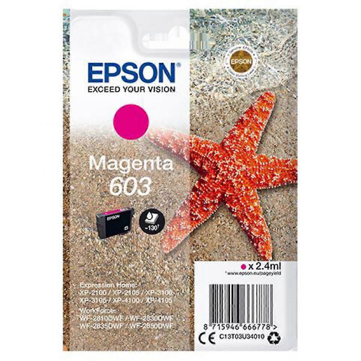 Original Ink Cartridge Epson 603 Magenta
