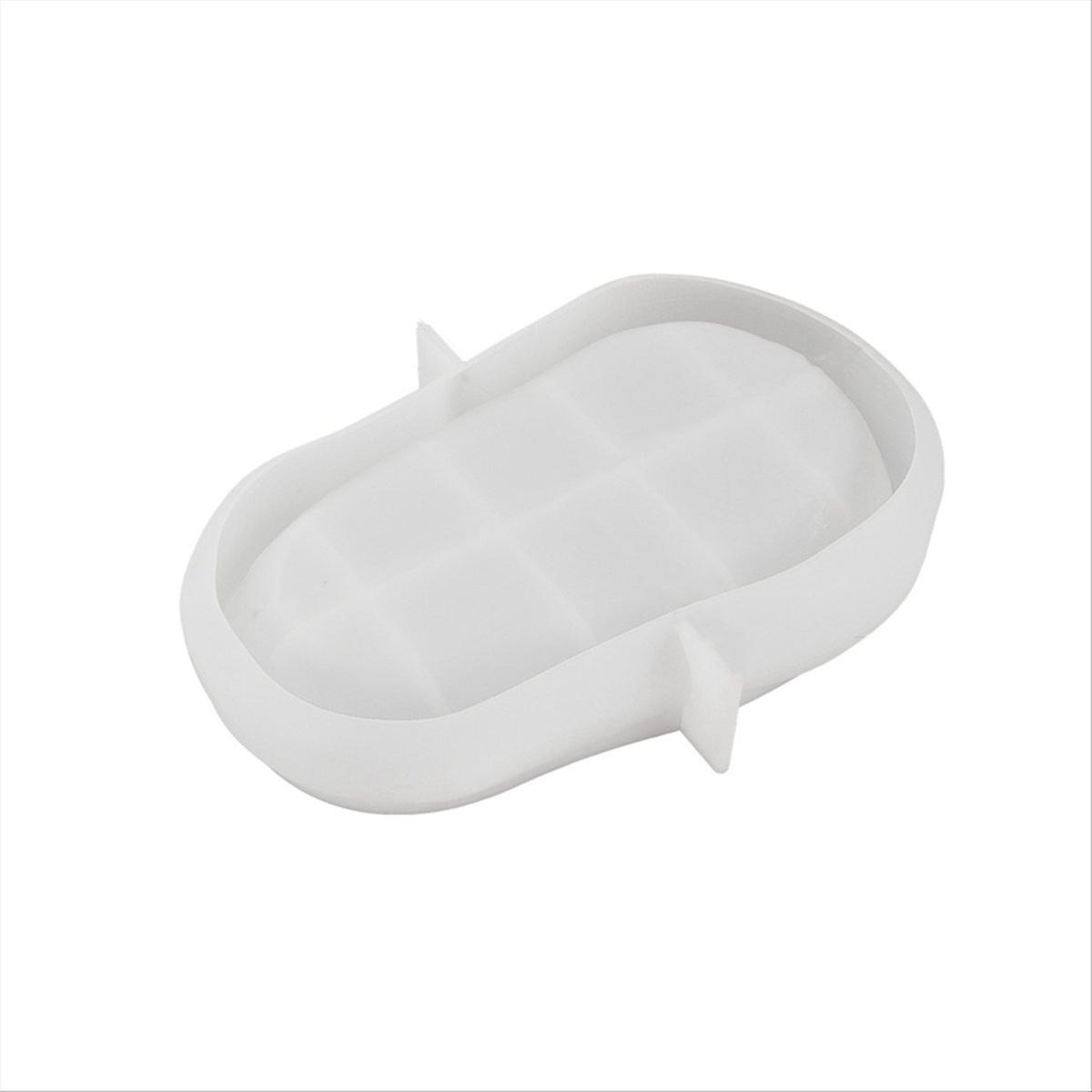 Irregular Oval Pallet Mold Home Trinkets Storage Tray Mold large