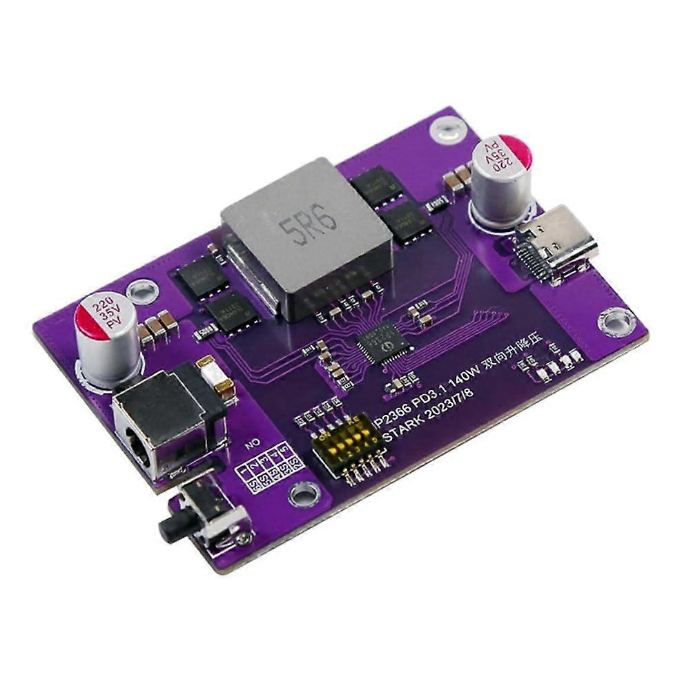 140W USBC PD3.1 Bidirectional Boost DIY Power Bank Module 2S6S Switchable Fast Charging Board