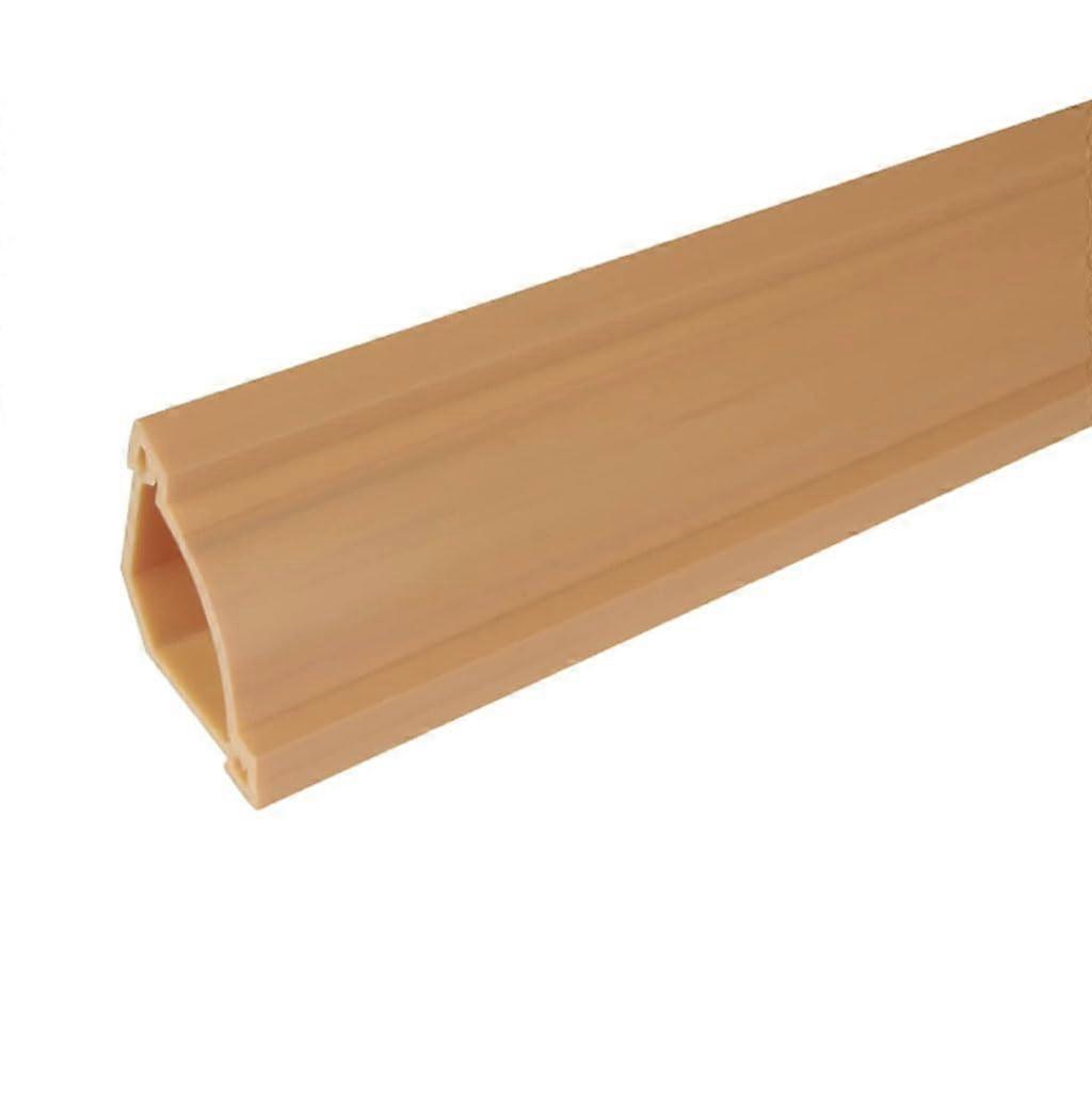 Cord Cover and Cable Protector with Pet Bite Protection, CornerFitting Design, Light Color Finish