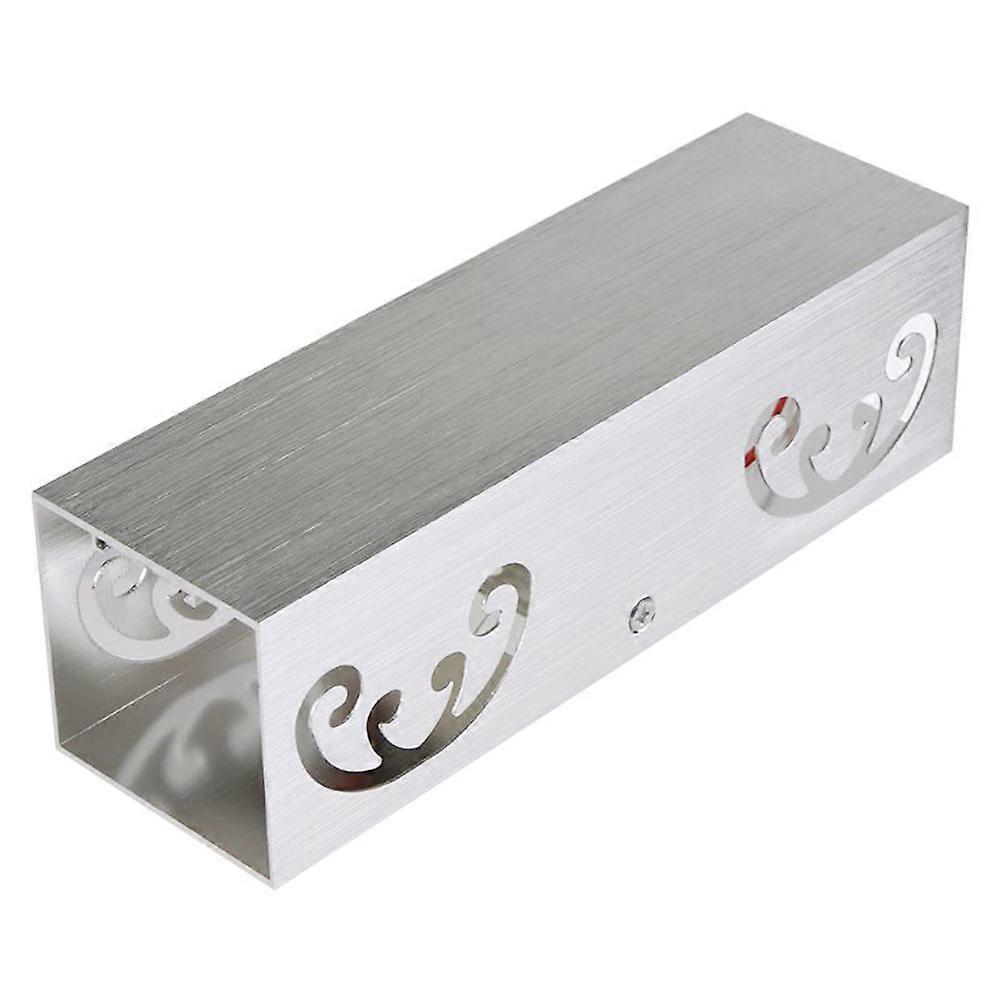 Decoration Light Aluminum Wall Lamp for Corridor Use 2Pcs Silver Warm Light