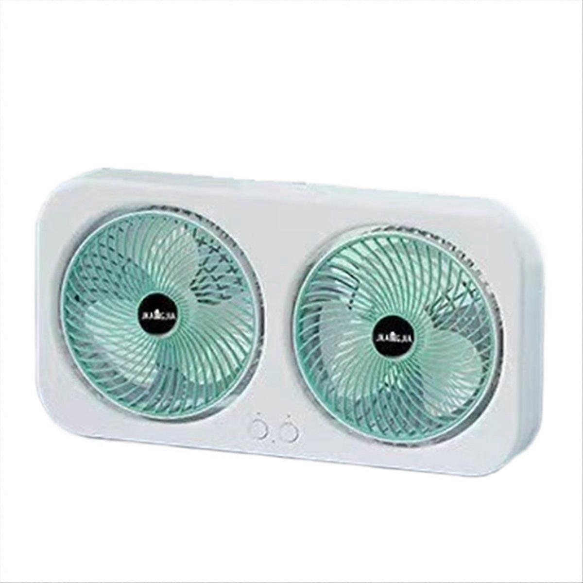 USB Type C Rechargeable Hangable Mute Cooling Fan Green