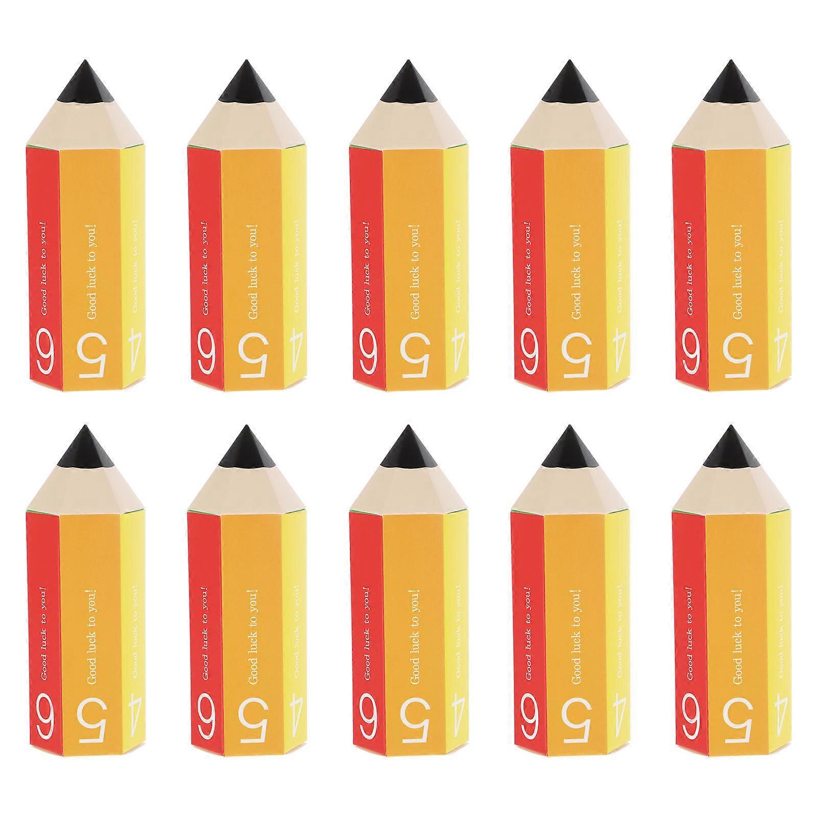 Pencil Shaped Candy Boxes for Storage Use with 20Pcs Creative Pencil Cookies Boxes