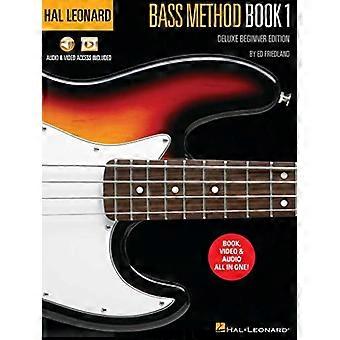 Hal Leonard Bass Method Boek 1 - Deluxe Beginner Edition met toegang tot audiovoorbeelden en videolessen online door Ed Friedland