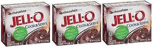 Jell-O Sjokolade Kok & Server Pudding og Paifyll 3 Pakke