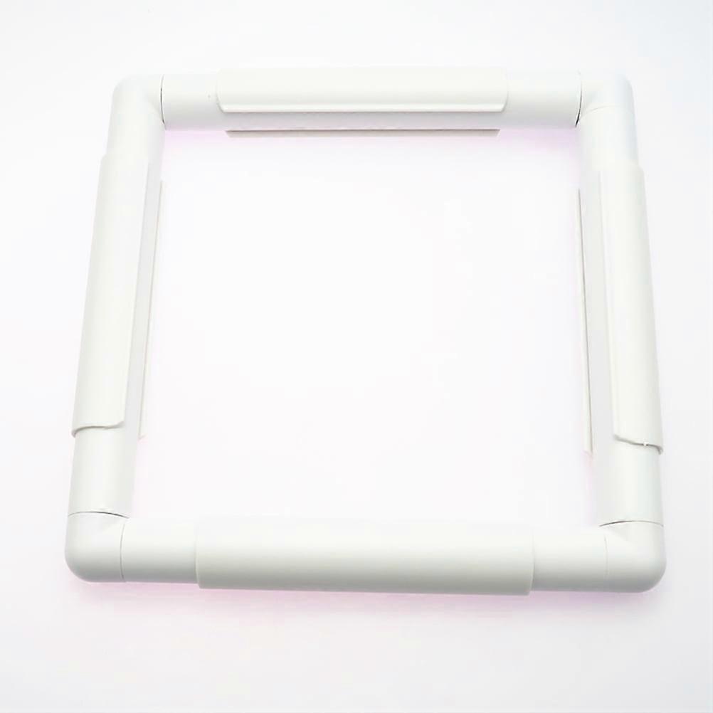 Tapestry Scroll Embroidery Frames Plastic for Crafting White 1 Set