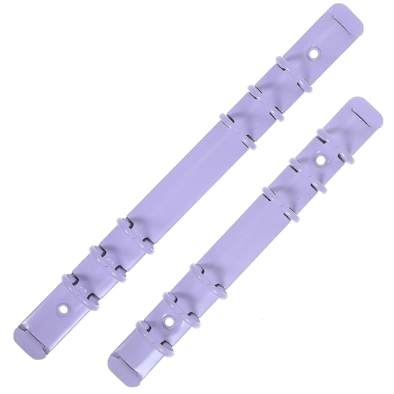 Binding Clips Binder Spine Inserts for Binding 8Pcs Purple Metal Clips