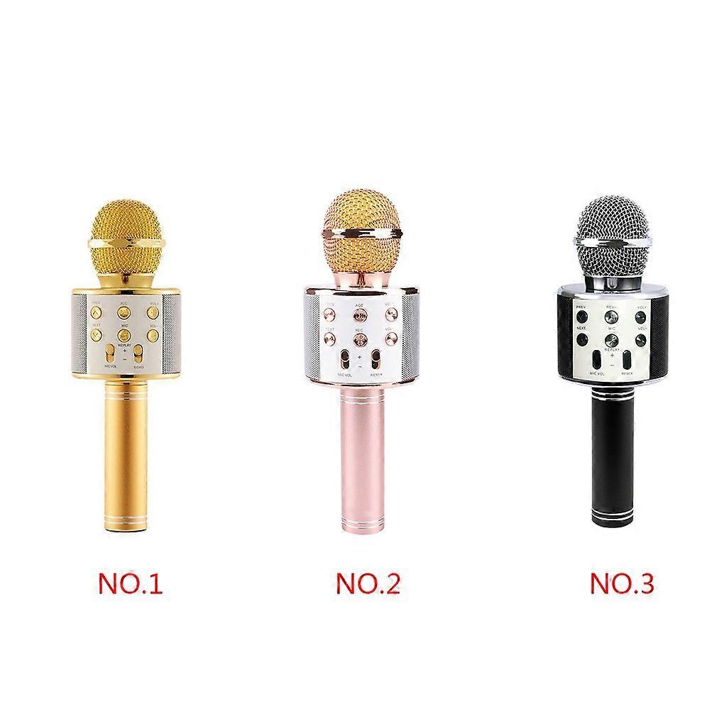 WS858 Wireless Singing Microphone Handheld Smartphone Speaker