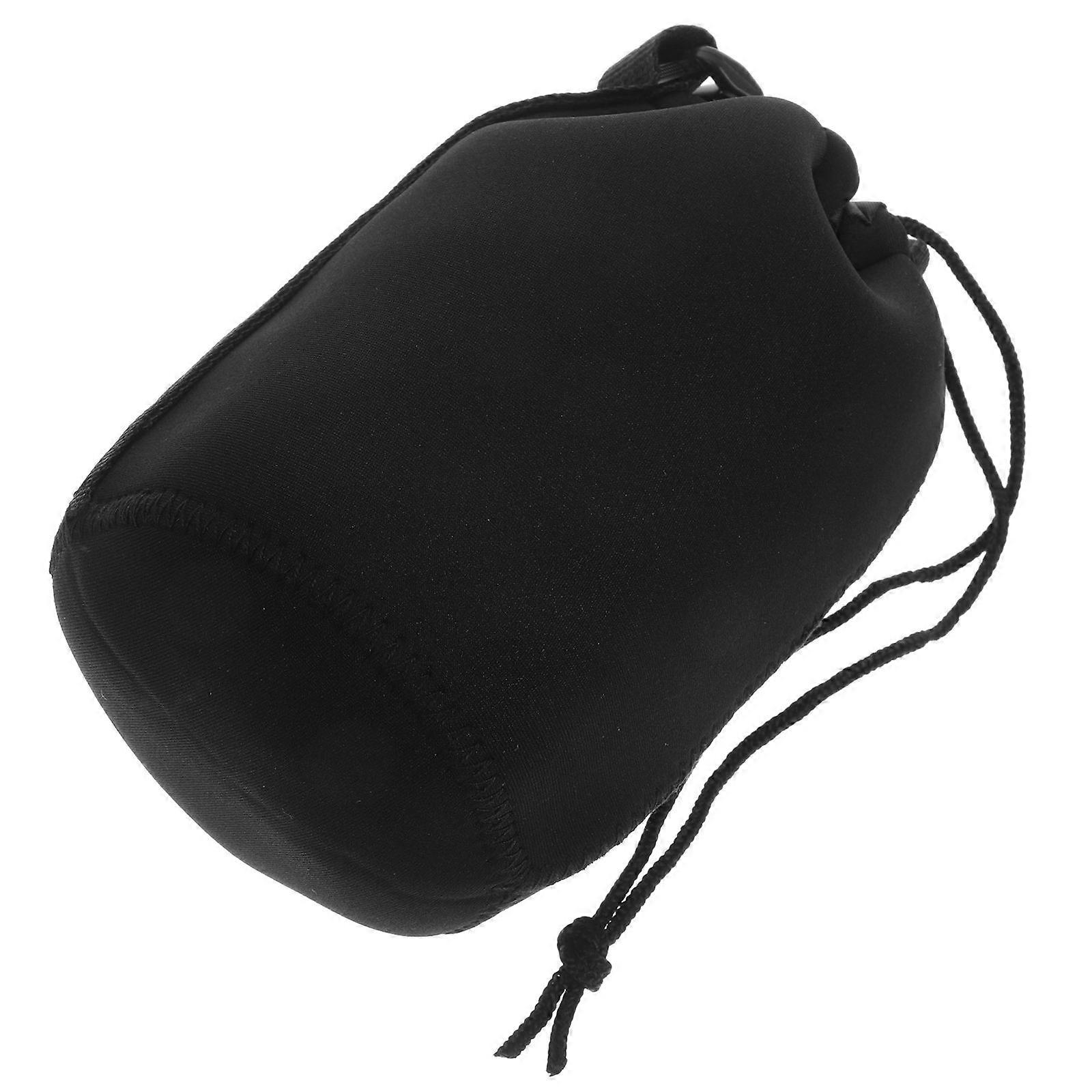 Shockproof Camera Lens Case for Storage Use Black Camera Lens Pouch