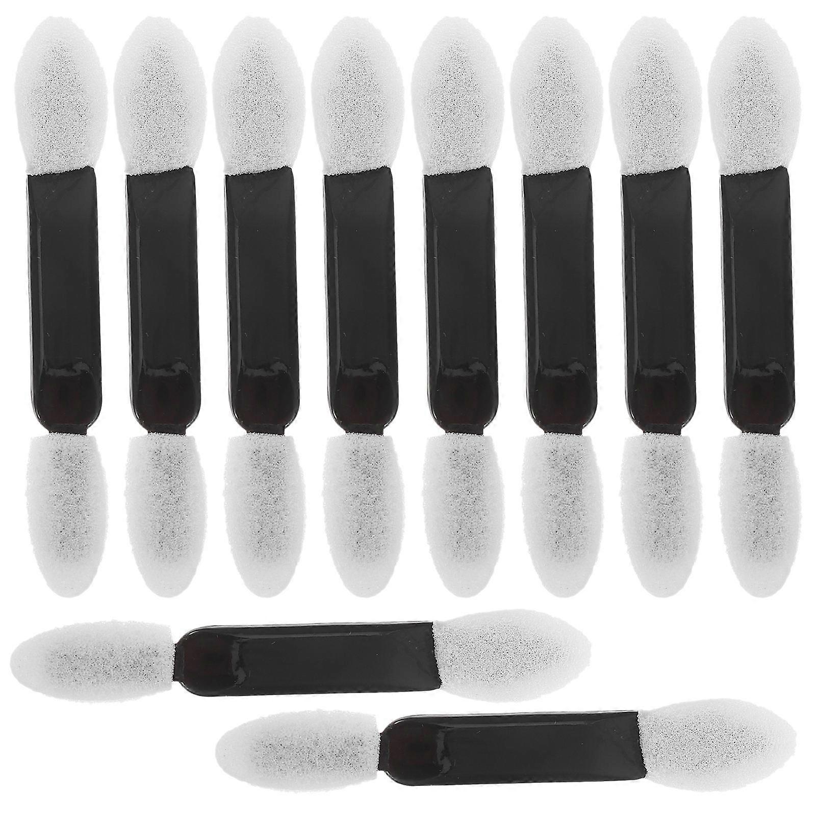 Eyeshadow Brush Kit Double-Ended Sponge Brush for Precise Makeup 50Pcs