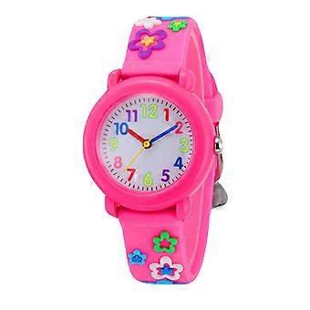Wasserdichte Kinderarmbanduhr mit Cartoon-Motiv, 1 Stück im Lieferumfang enthalten