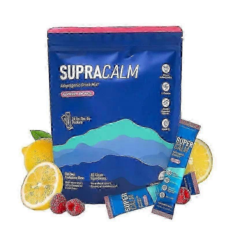 Bringebær Supercalm 20-Count Detox Helse Teposer