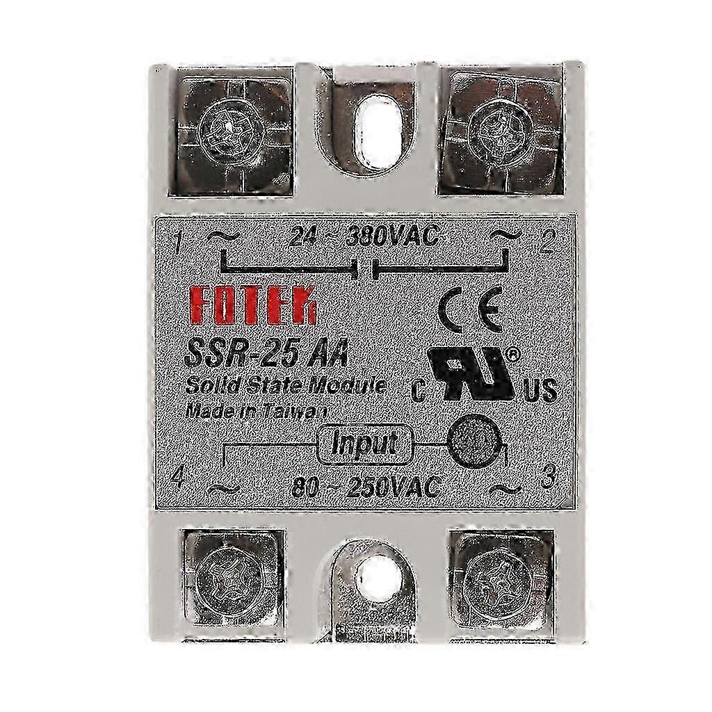 Solid state relay module 25 A, AC input 80-250 V, output 24-380 V, edition 1107