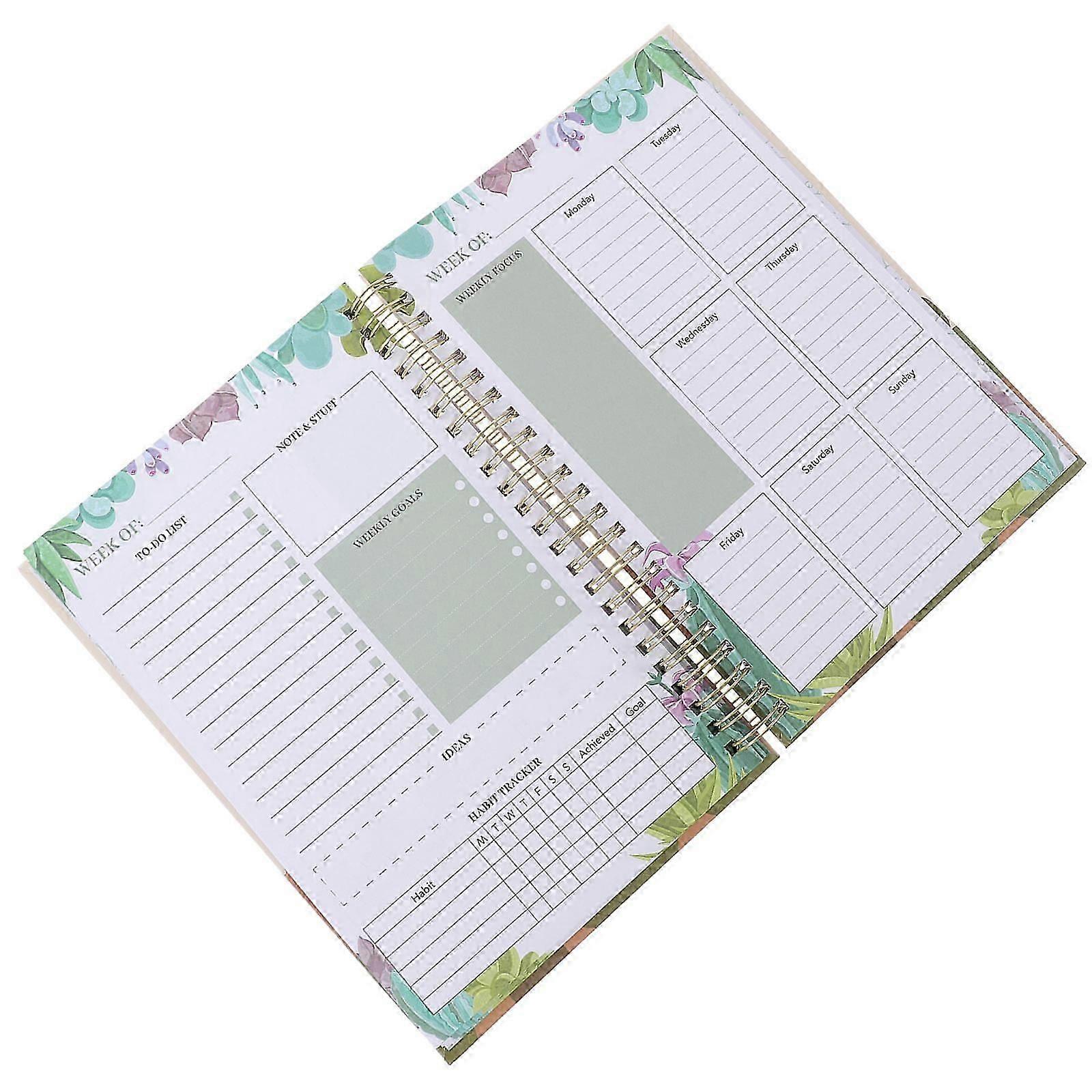 Household Office Planner Book with Multi-Function for Daily Writing