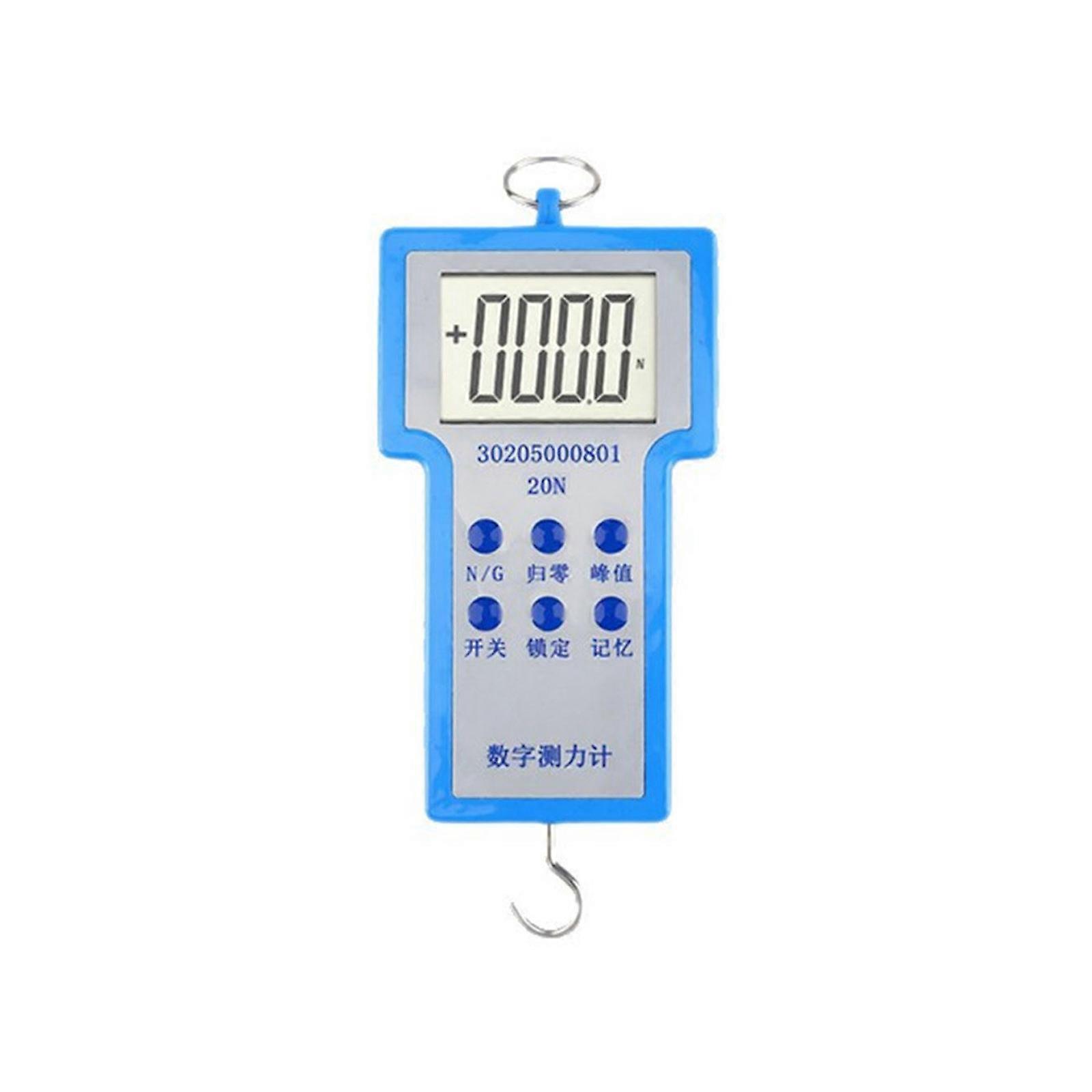 Digital Dynamometer Force Measuring Gauge Device Physics Teaching Tool Mechanics Experiment Equipment For School Labs Multicolor