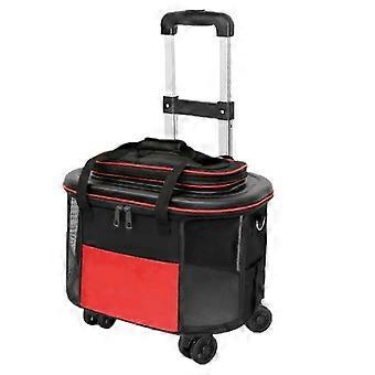 2025 Portable Pet Trolley Case Breathable Dog Cat Carrier With Wheels Pet Suitcase For Going Out Travel