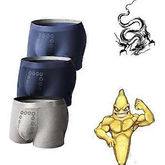 Lot de 3 sous-vêtements pour homme avec thérapie par champs énergétiques EFT, pantalons pour homme avec thérapie par champs énergétiques