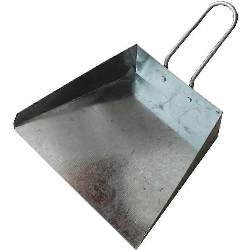 Little Dust Pan Mini Dustpan Desktop Cleaning Tool for Office Use Iron Sheet Rectangular Shape 1Pack