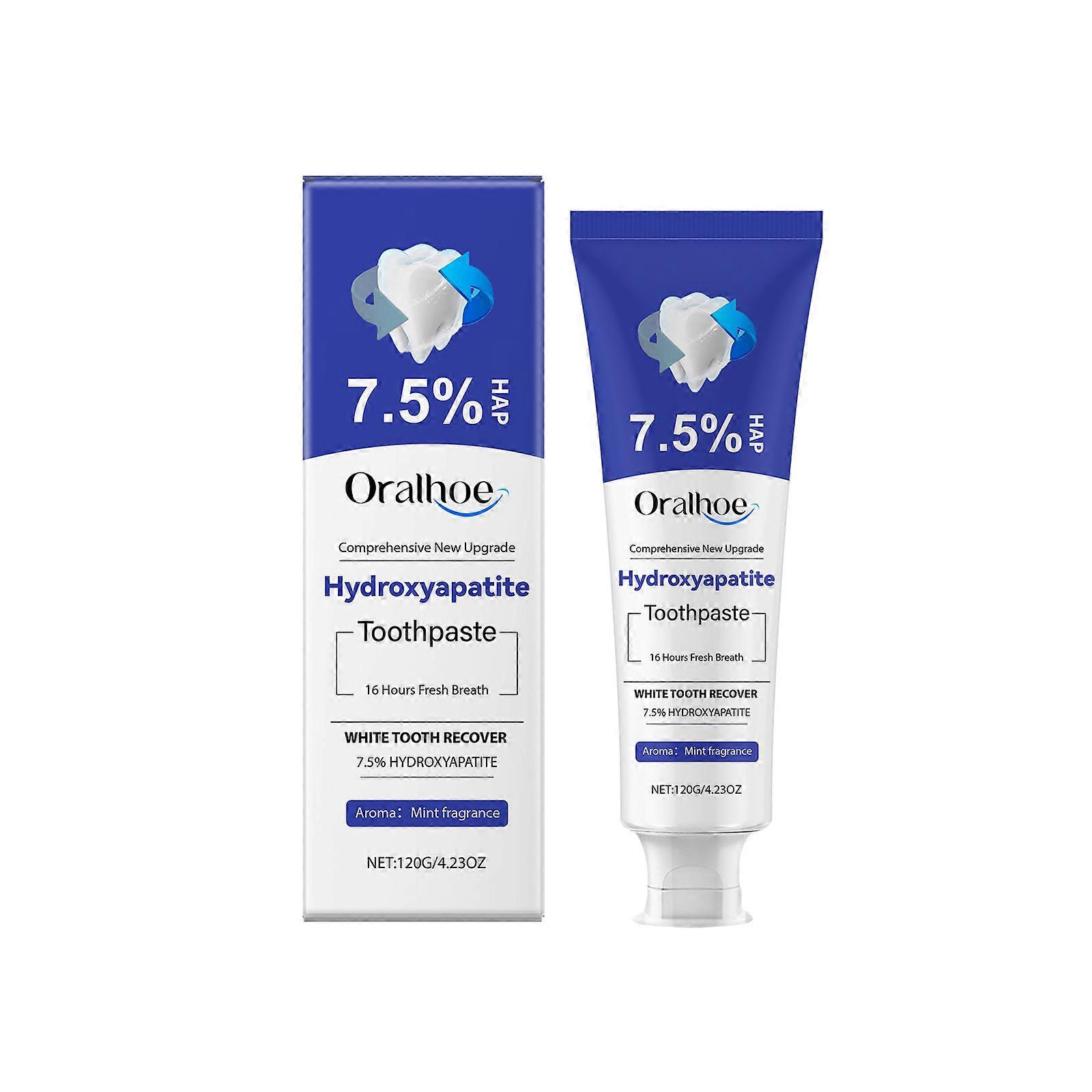 Oralhoe Mint Sparkling Toothpaste, Gently Cleans Stains Fresh Breath Mint Refreshing Toothpaste